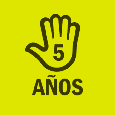 a 5 años