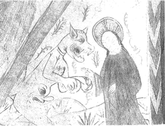 Kalkmaleri fra Eising Kirke, Skive