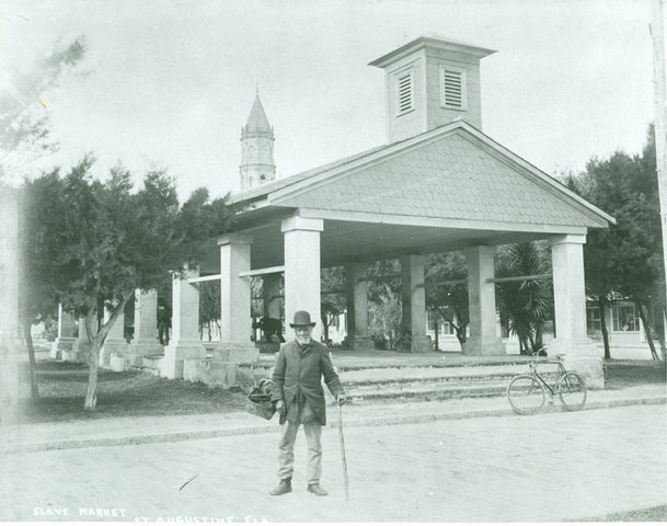 The first African slaves were brought to St. Augustine.