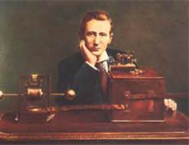 Invention of the first radio