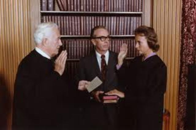Sandra Day O'Connor Nominated (Ronald Reagan)