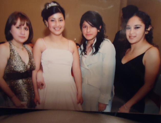 amigas en mi fiesta de 15 años