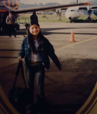 lista para viajar en avion hacia Quito