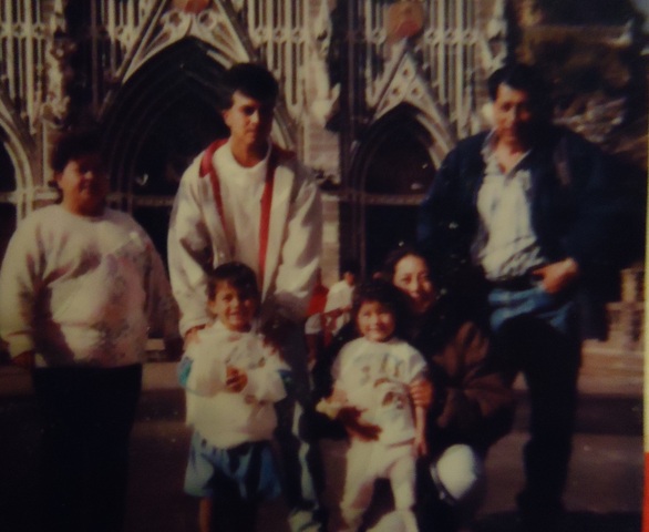 en colombia con mi familia