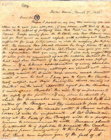 Texan Declaration of Independance