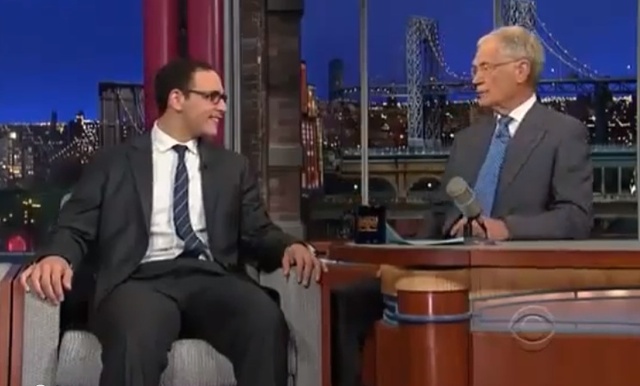 AJ Clemente appears on David Letterman