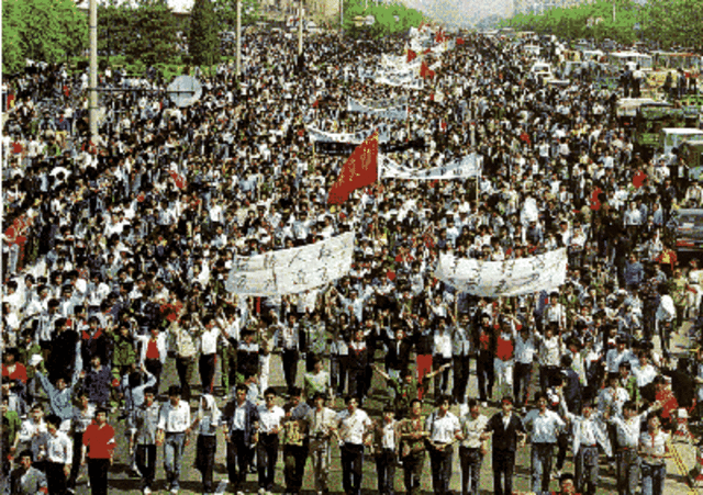 The Tiananmen square massacare