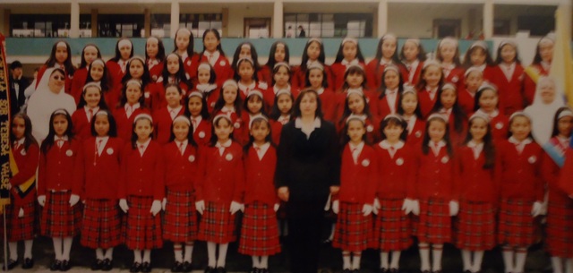 foto de despedida con mis compañeras de la scuela