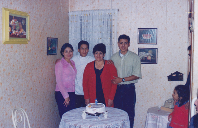 Festejando mi graduacion con toda mi familia