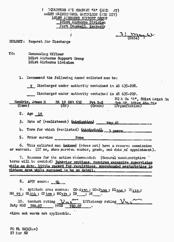 Trouble with the law