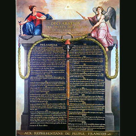Creation of the Declaration of the Rights of Man