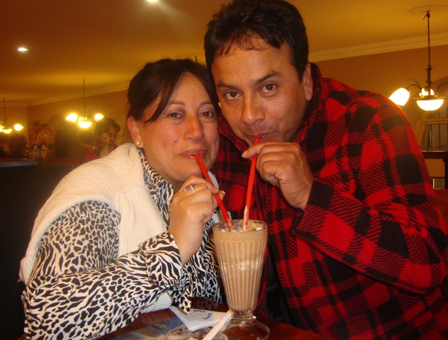 festejando el aniversario de mis papas