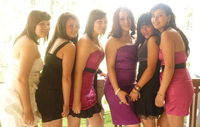 celebrando el matrimonio de mi prima