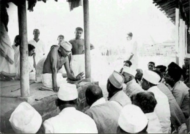 Gandhi is welcomed in India