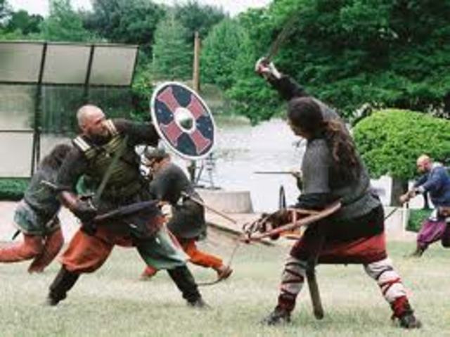 Vikings invade Northern Europe