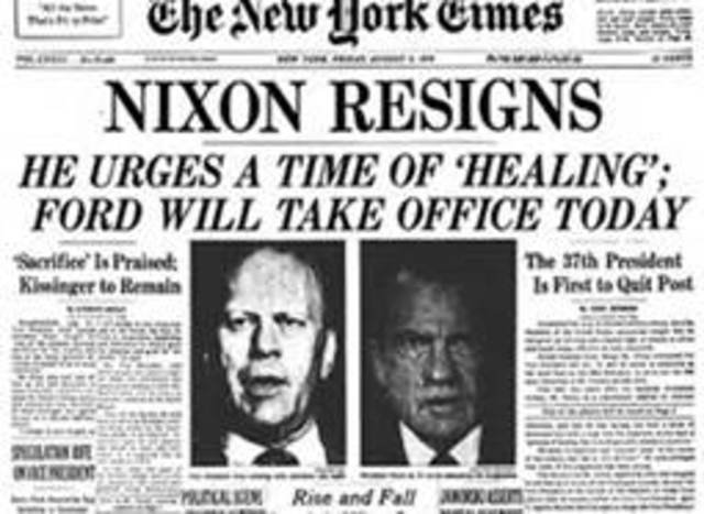 Congress initiates Impeachment Proceedings against Nixon