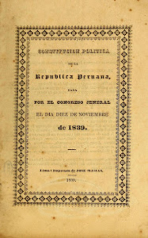 Promulgación de la Constitución Conservadora de 1839