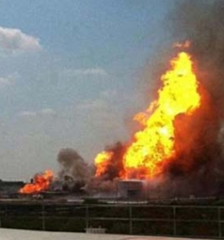 Pemex Gas Facility Fire