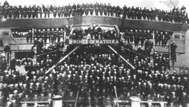 American troops in France fire their first shot in trench warfare.