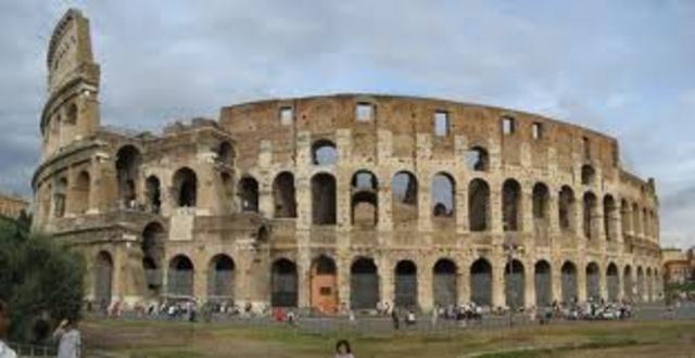Titus Completes the Coloseum for Rome