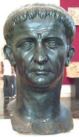 Claudius took the throne after Caligula at 51.