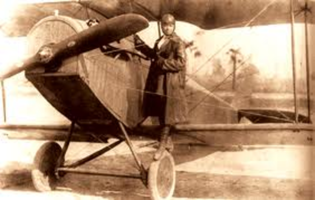 Bessie stages her first public flight