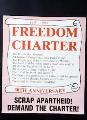 Adoption of the Freedom Charter