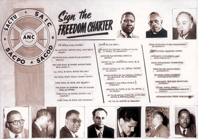 Adoption of the Freedom Charter by the Congress of the People