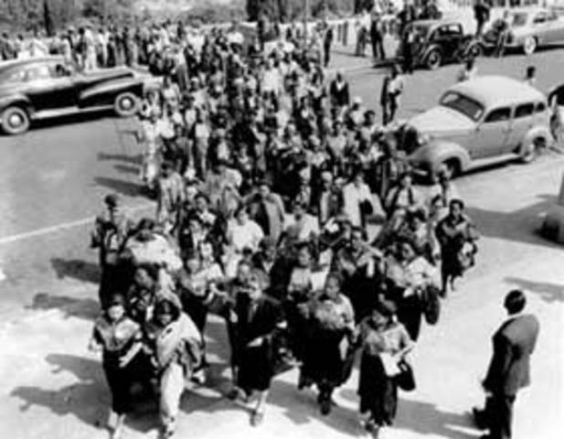 Womens march (Aug 9,1956)