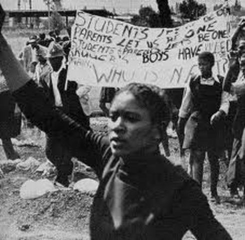 The Student uprising in Soweto
