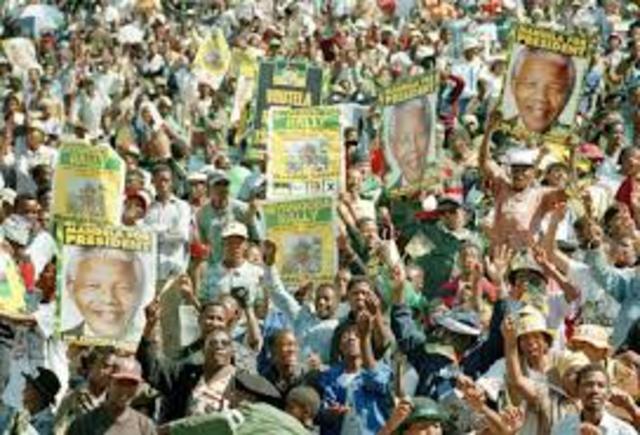 The first democratic election