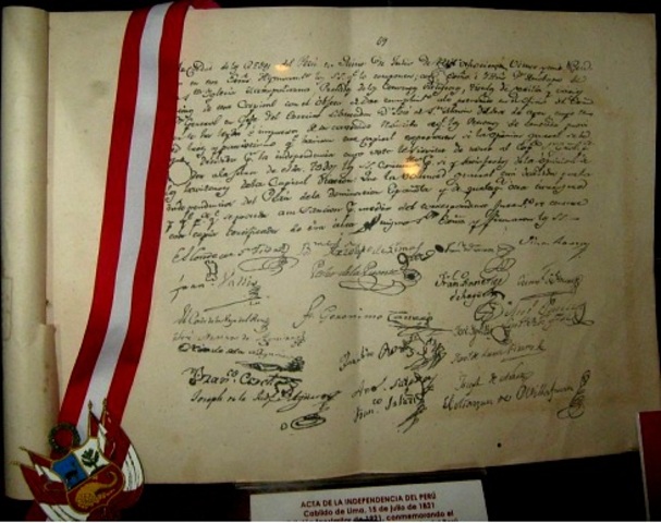 Firma de la Independencia