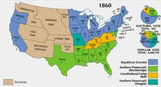 January 1861 -- The South Secedes