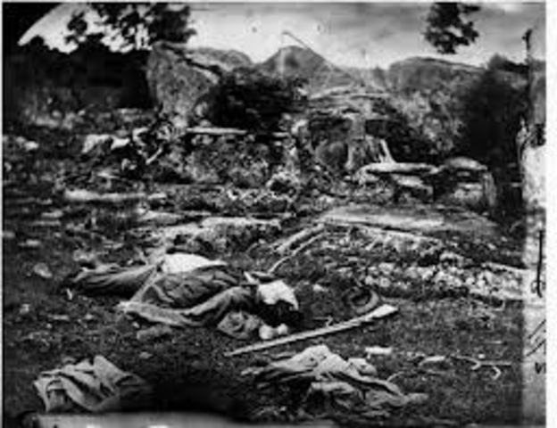 gettysburg- confused defeated war turns againts south