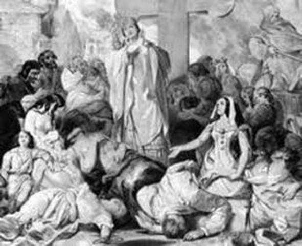 The black plague hits france