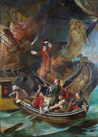 patriots burn tea vessel