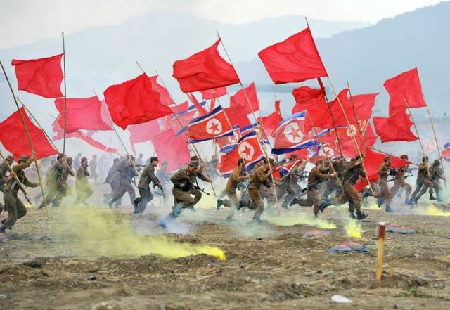 North Korean invades