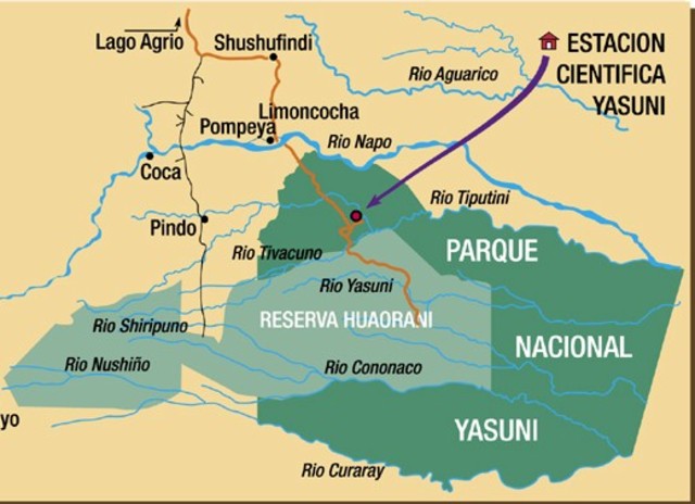 El Yasuní pierde territorio