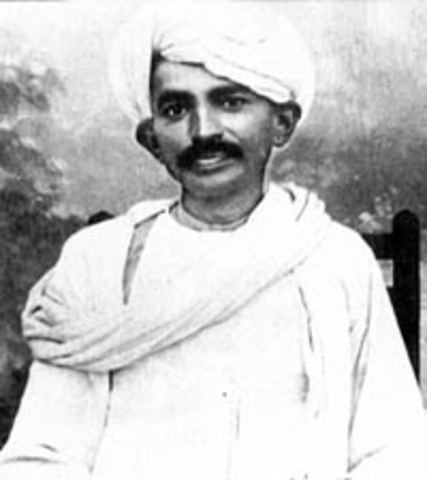 Gandhi Returns to India