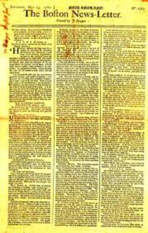 First Newspaper Advertised