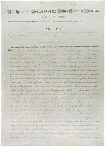The Morrill Act