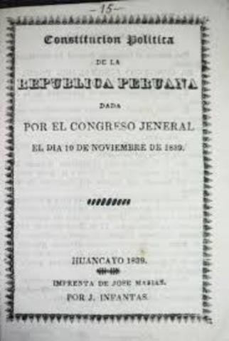 Constitución Política del Perú 1839