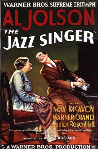 THE JAZZ SINGER (Alan Crosland)