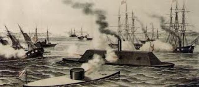 Monitor vs. Virginia Naval Battle