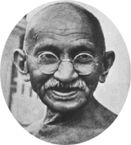Gandhi is killed
