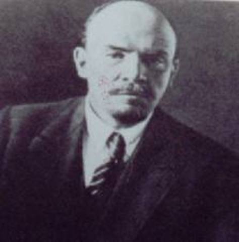Lenin shipped by Germans to Russia