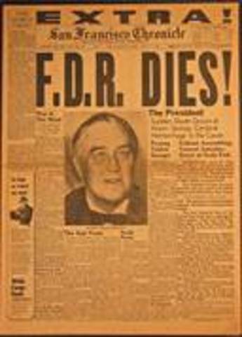 F.D.R’s death