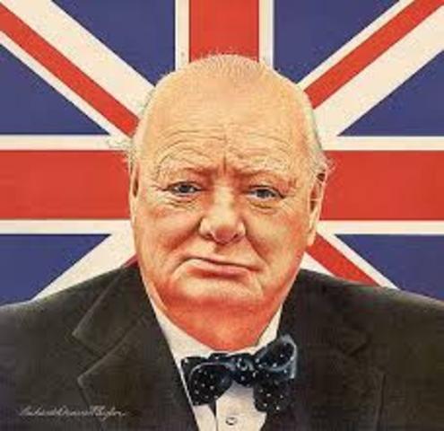 Winston Churchill Again Prime Minister of Great Britain