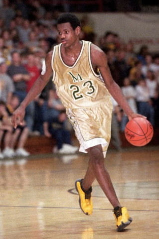 Lebron at high school