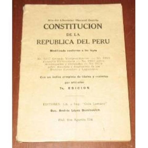 CONSTITUCIÓN POLÍTICA DE LA REPÚBLICA PERUANA DE 1823